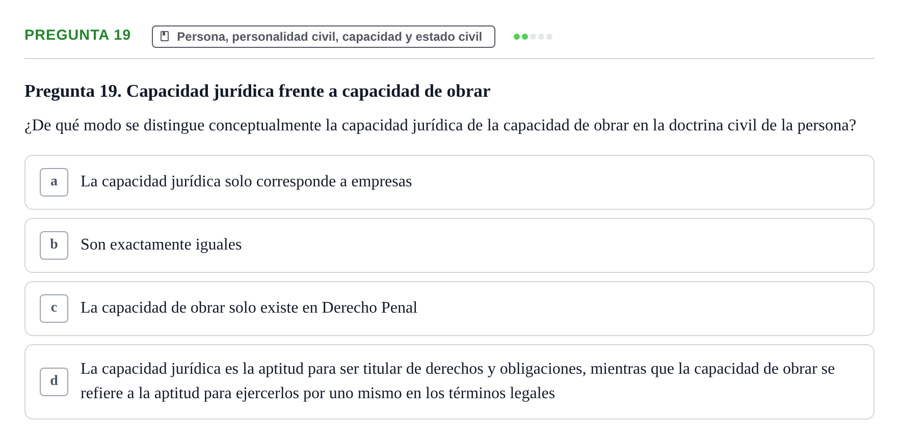Enunciado: Pregunta 19