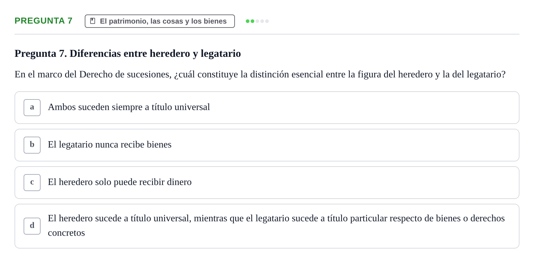 Enunciado: Pregunta 7