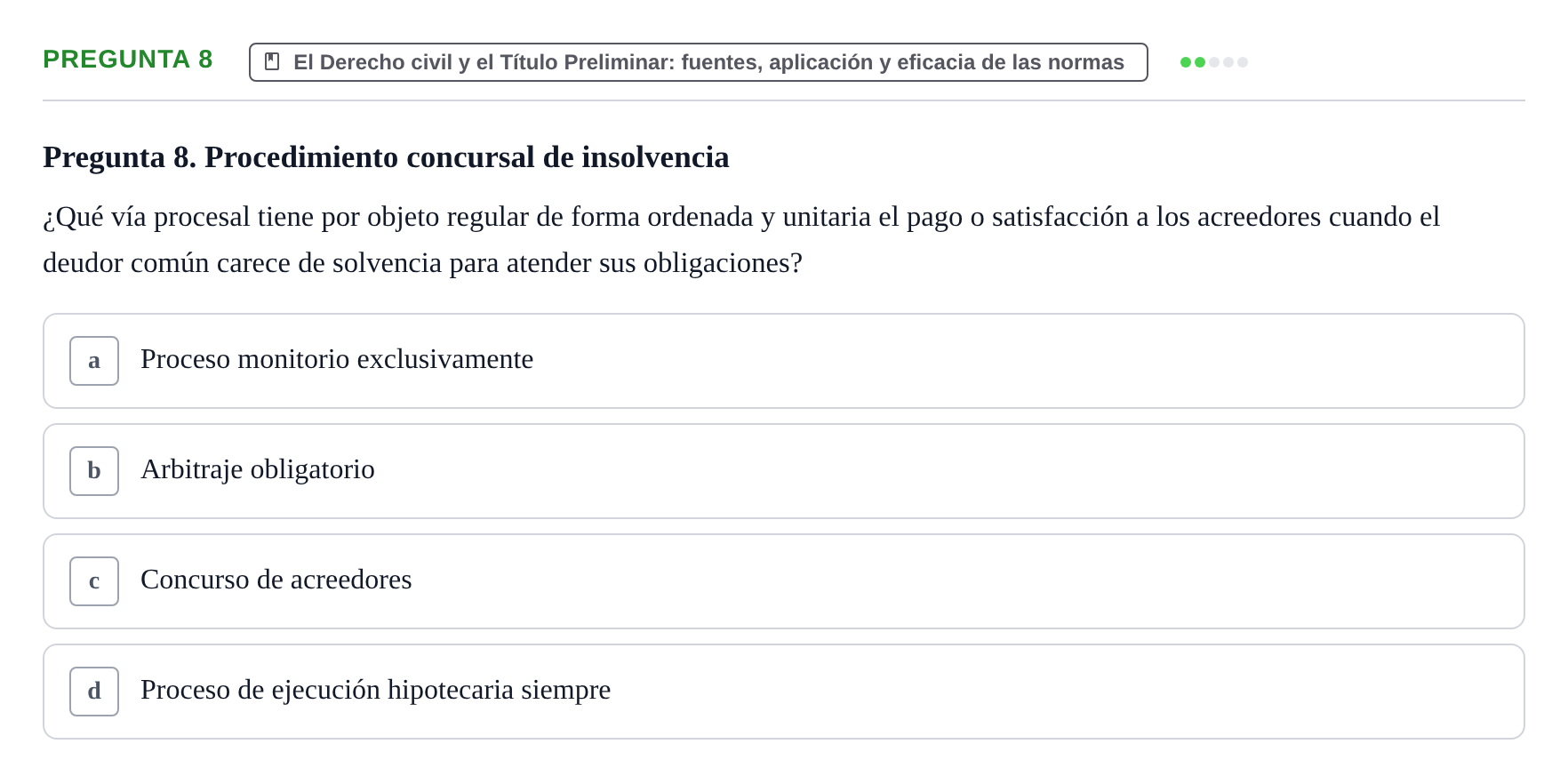 Enunciado: Pregunta 8