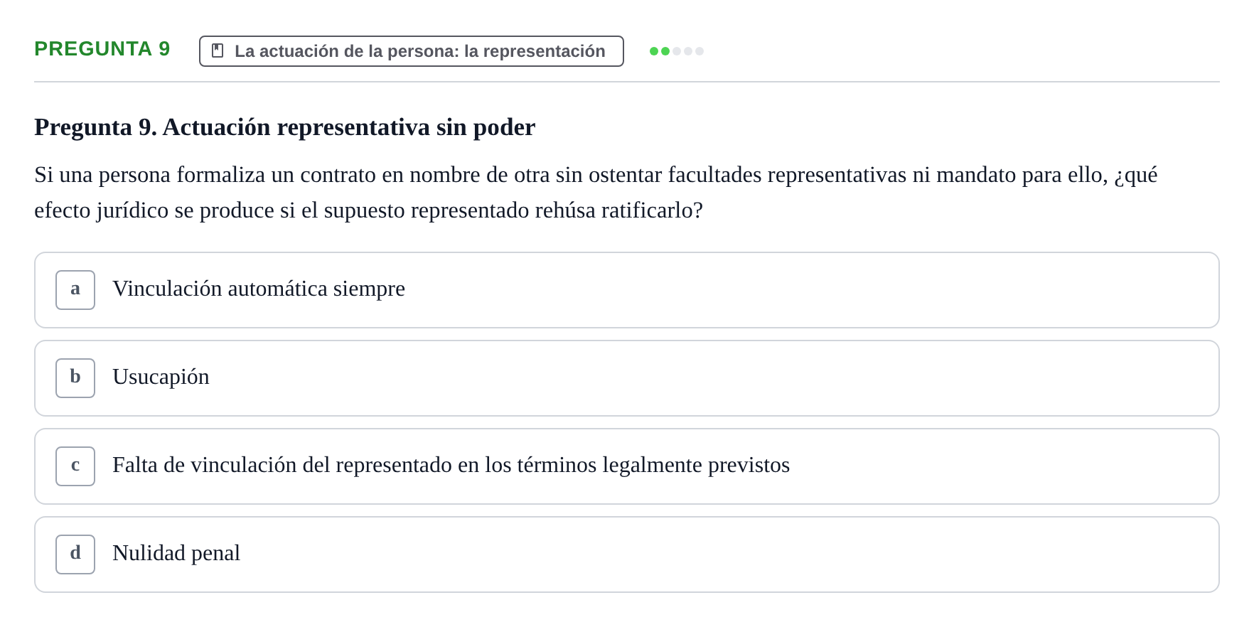 Enunciado: Pregunta 9