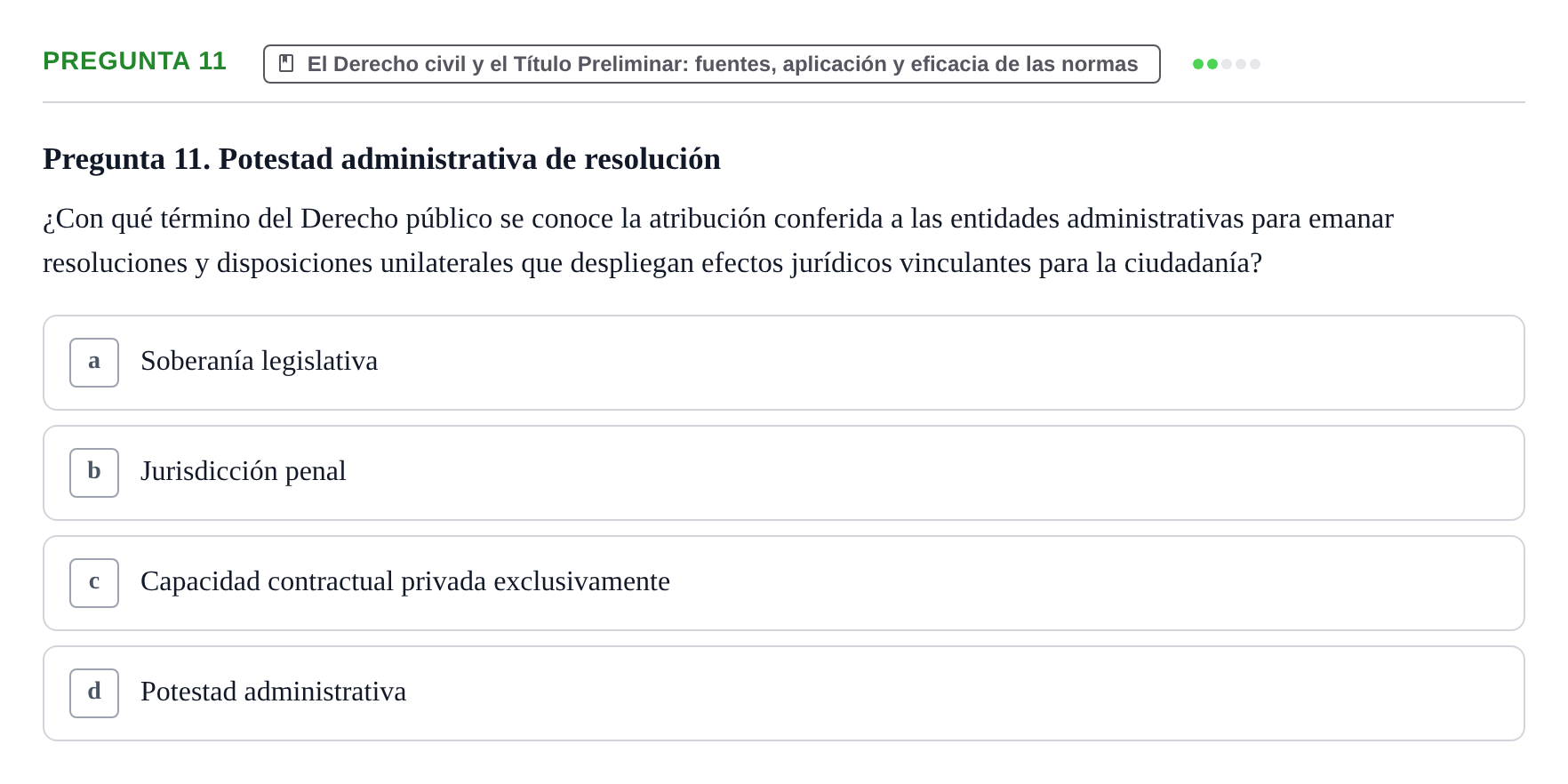 Enunciado: Pregunta 11