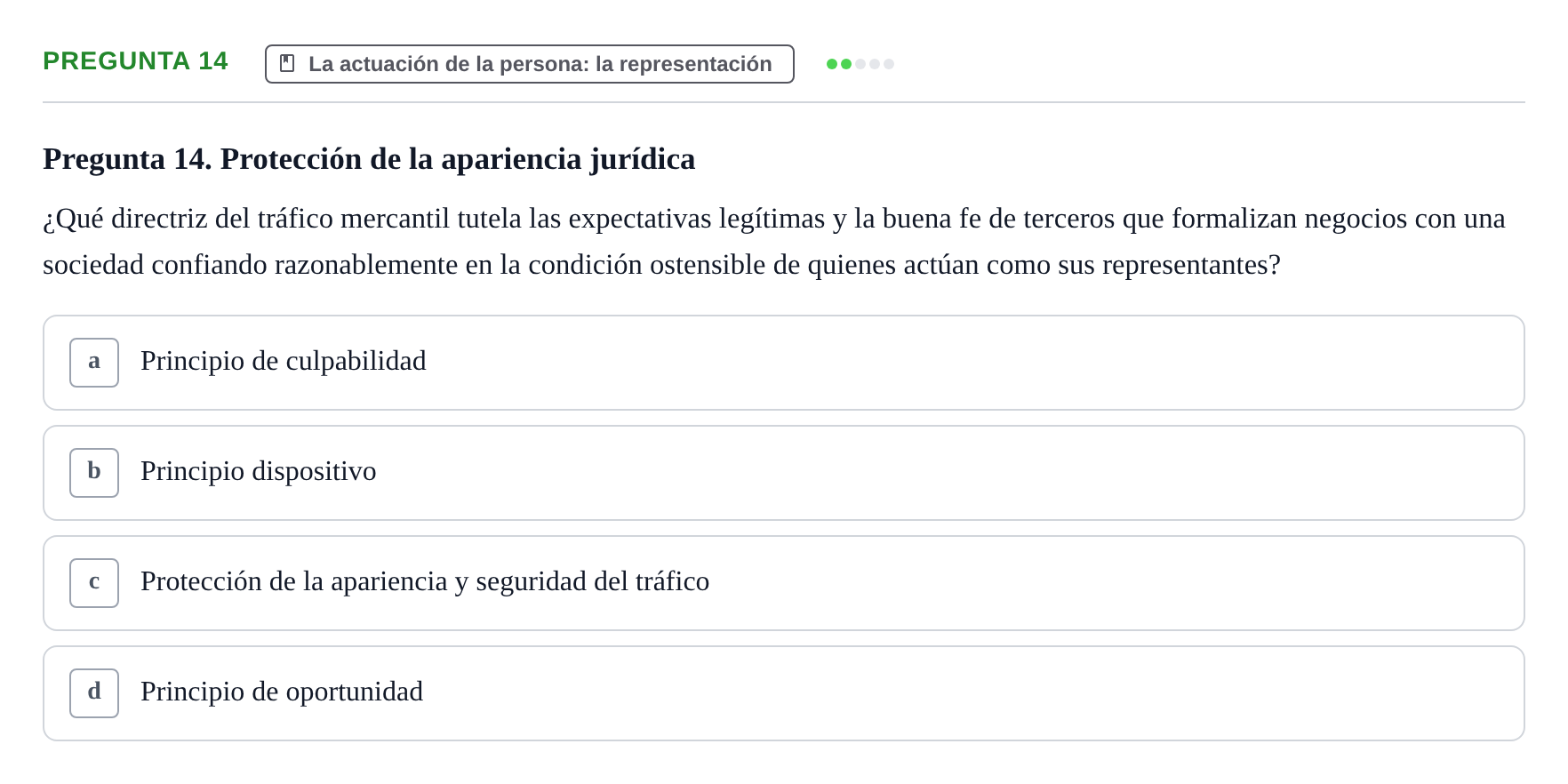 Enunciado: Pregunta 14