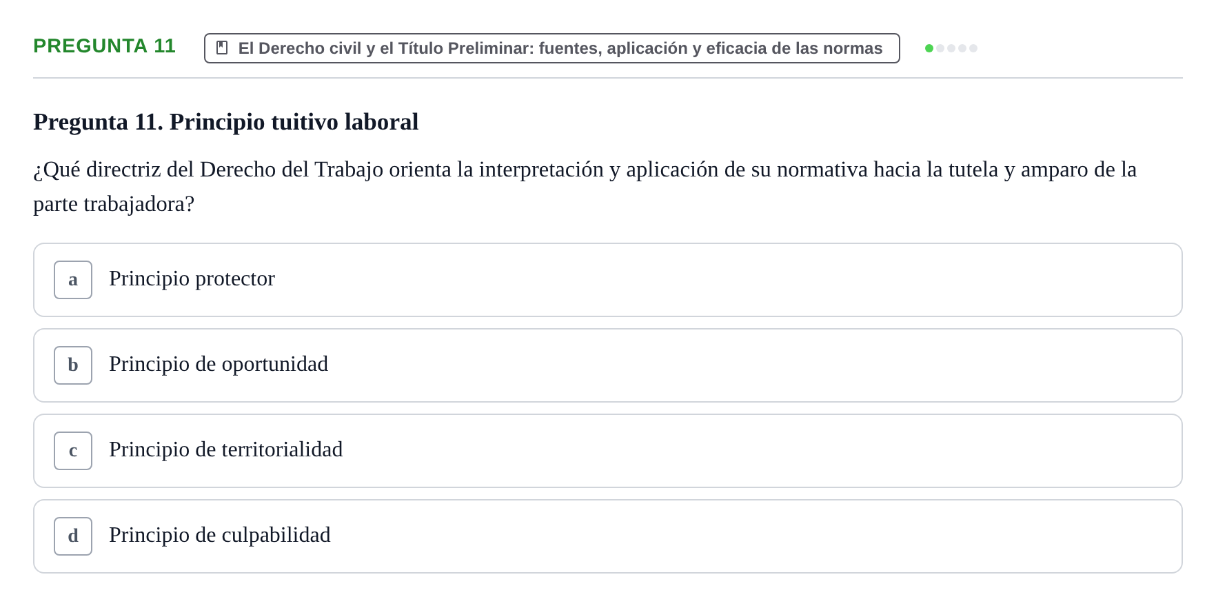 Enunciado: Pregunta 11