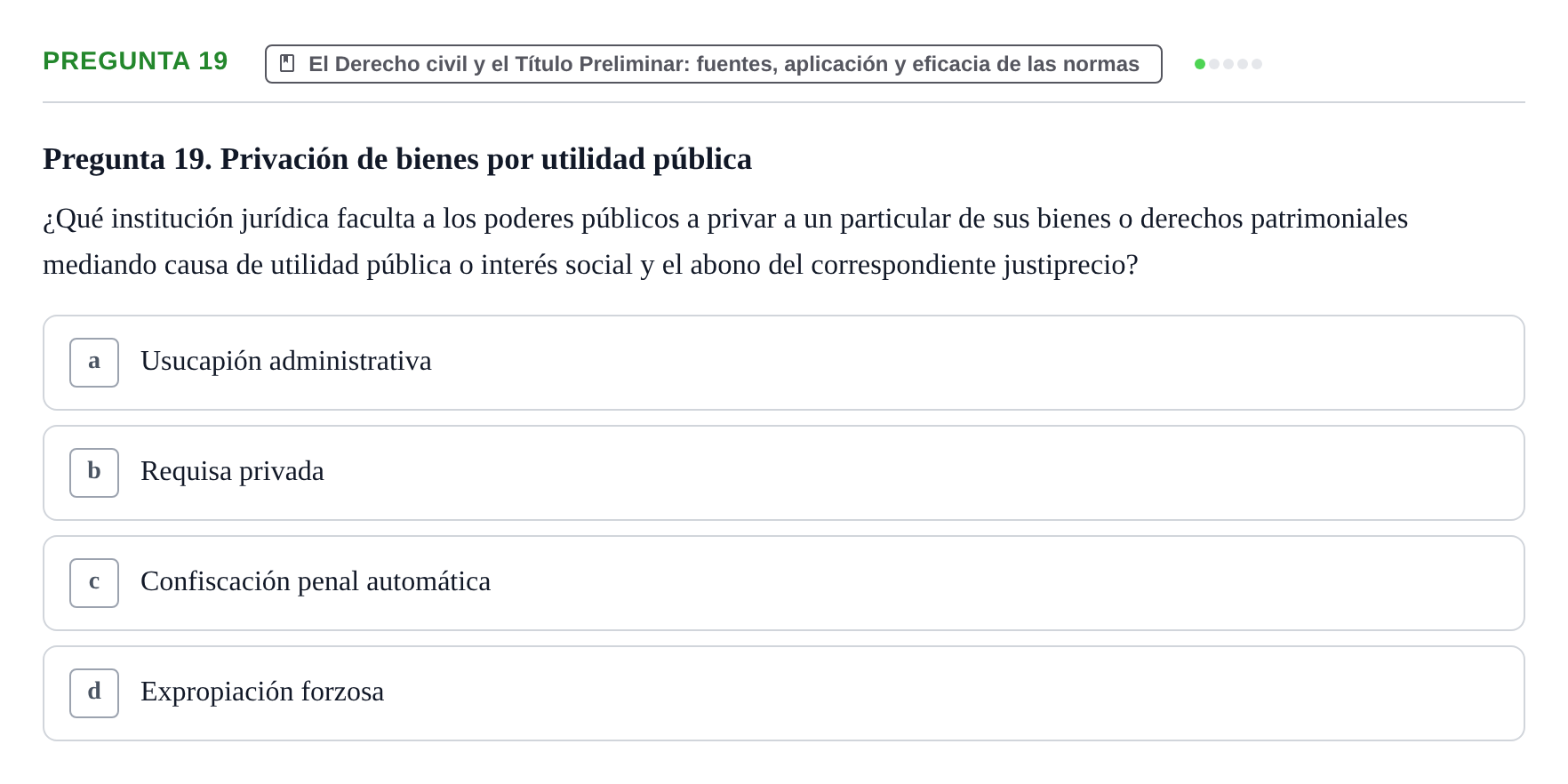 Enunciado: Pregunta 19