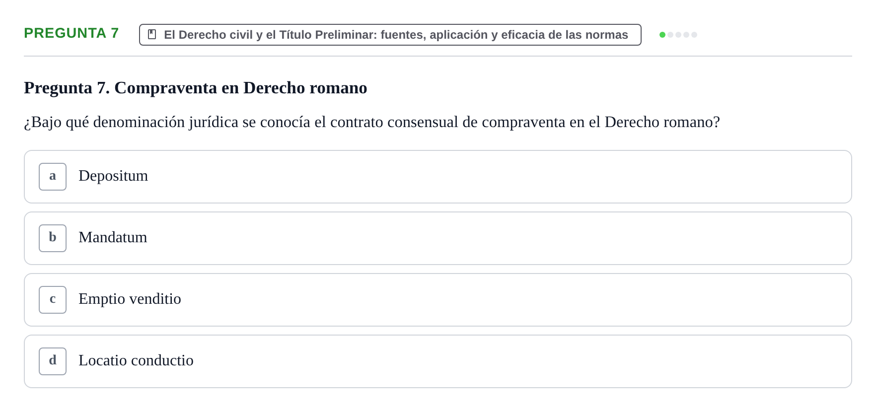Enunciado: Pregunta 7