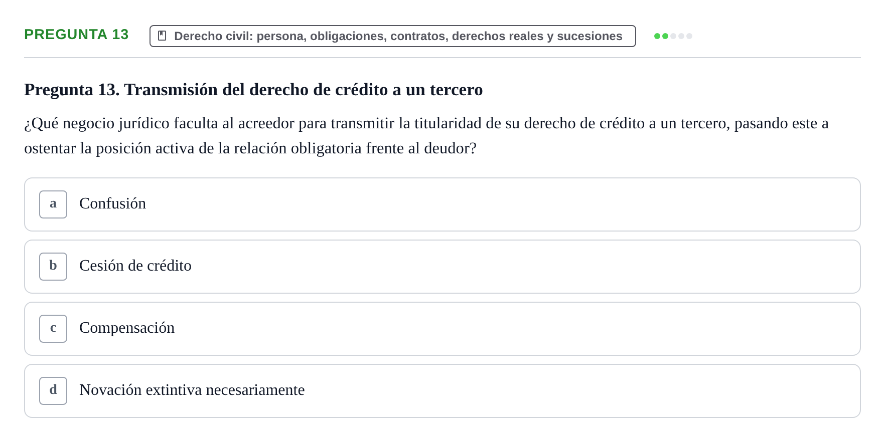 Enunciado: Pregunta 13