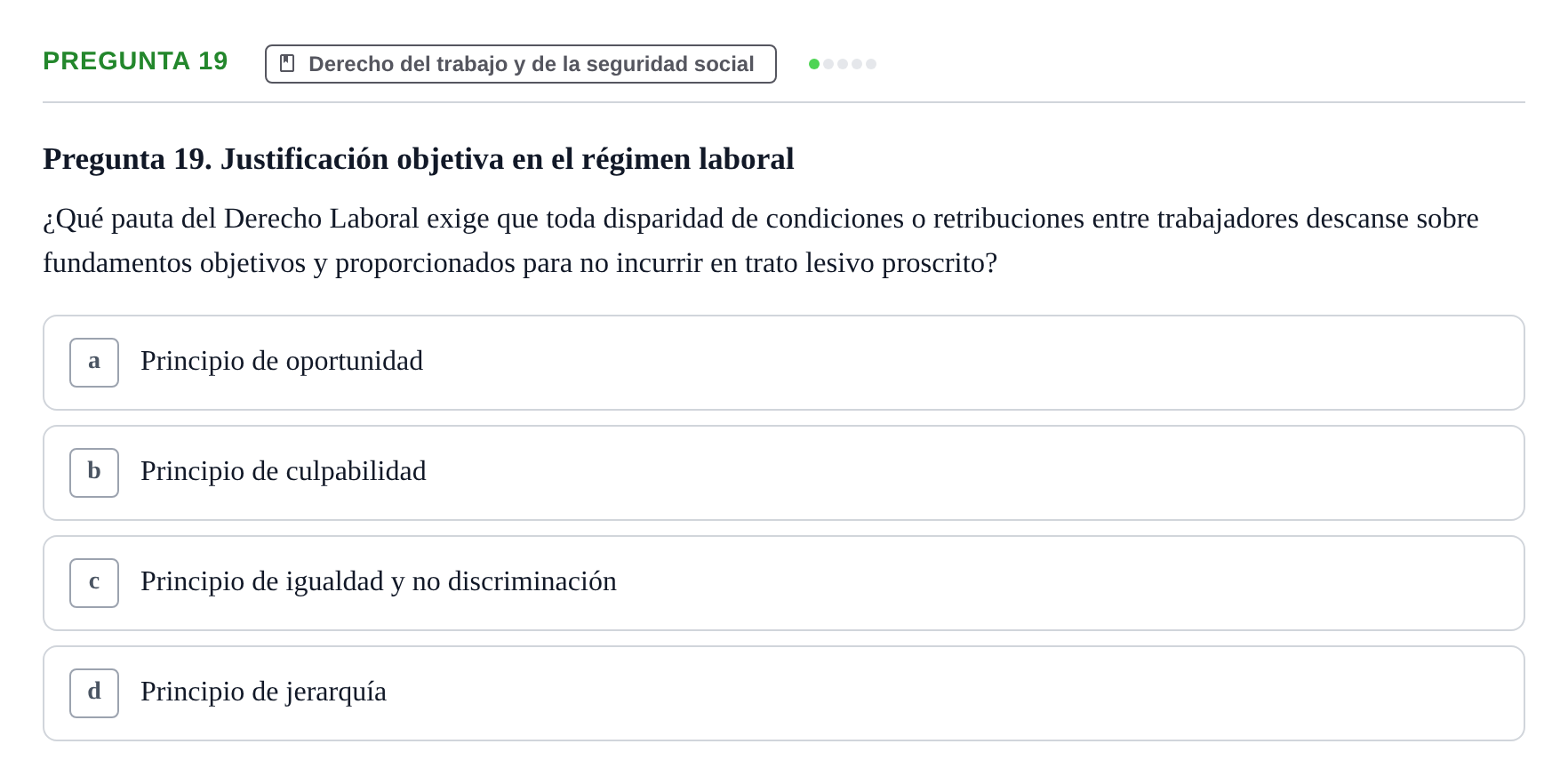 Enunciado: Pregunta 19