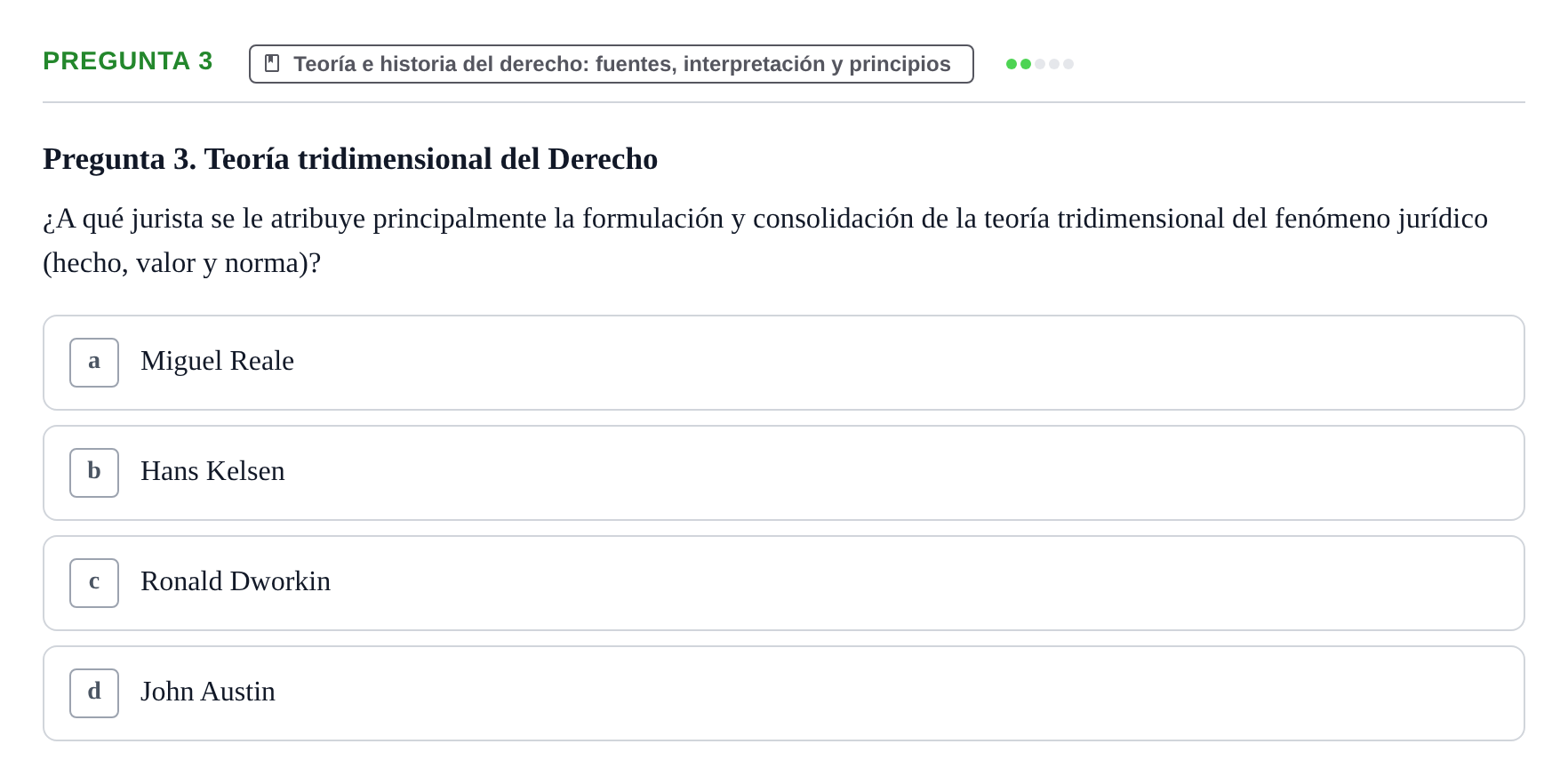 Enunciado: Pregunta 3