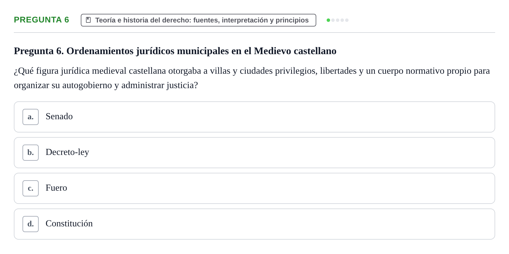 Enunciado: Pregunta 6