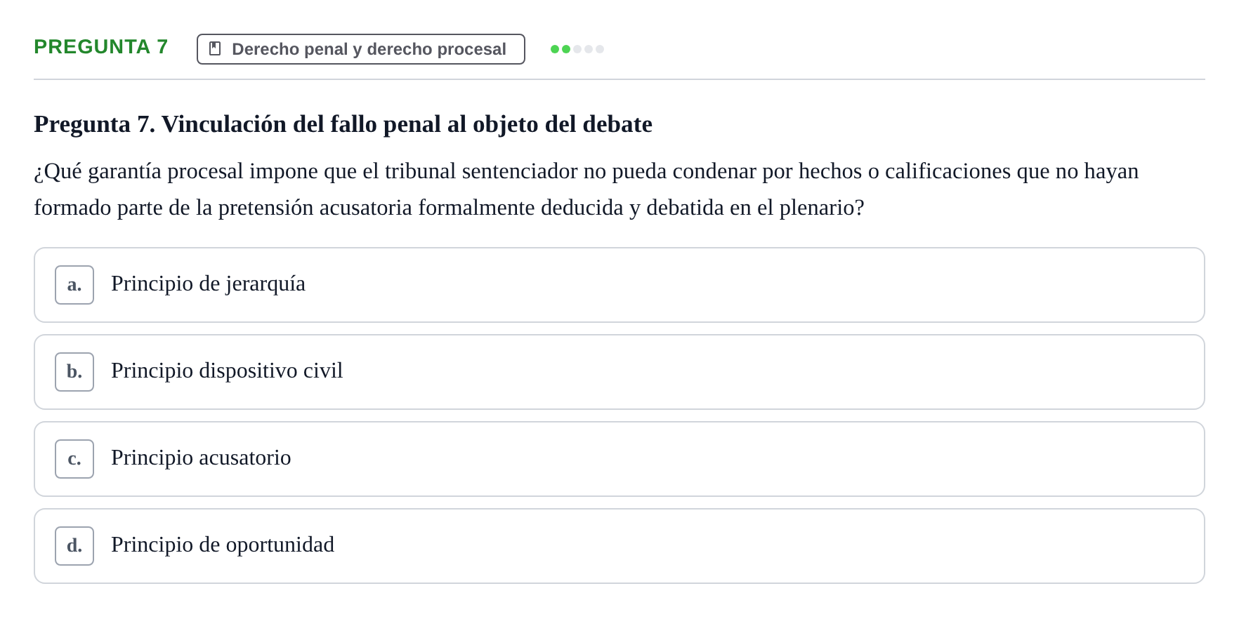 Enunciado: Pregunta 7