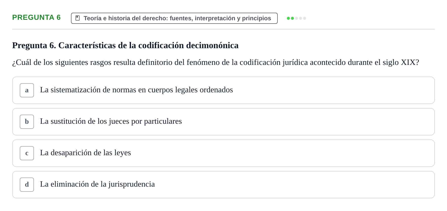 Enunciado: Pregunta 6