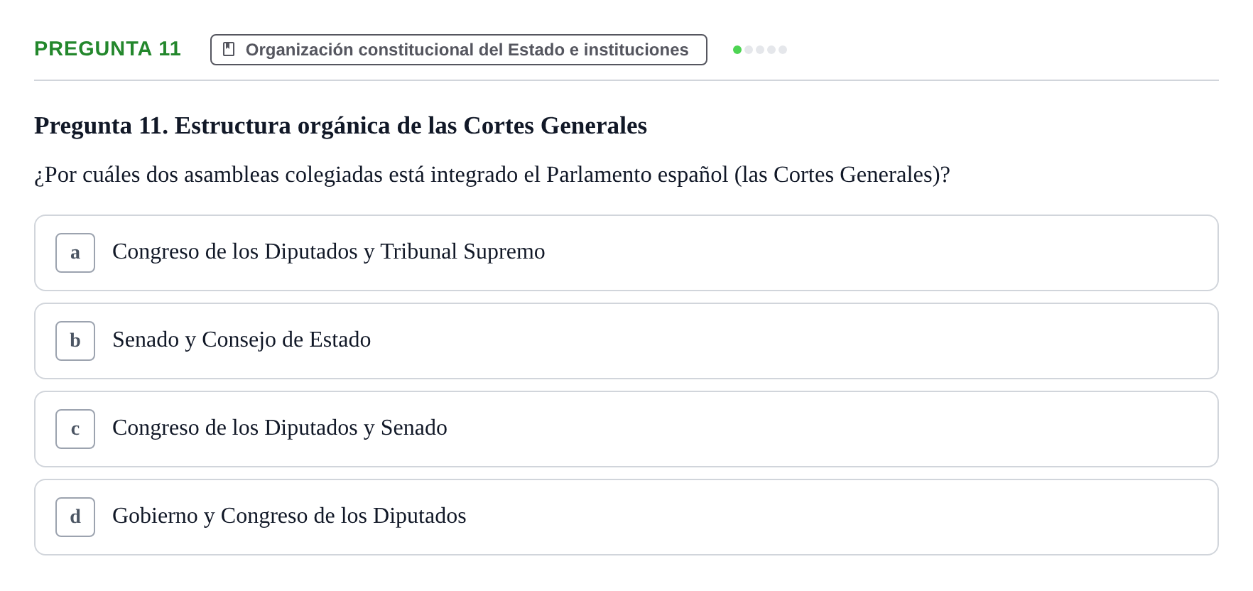 Enunciado: Pregunta 11