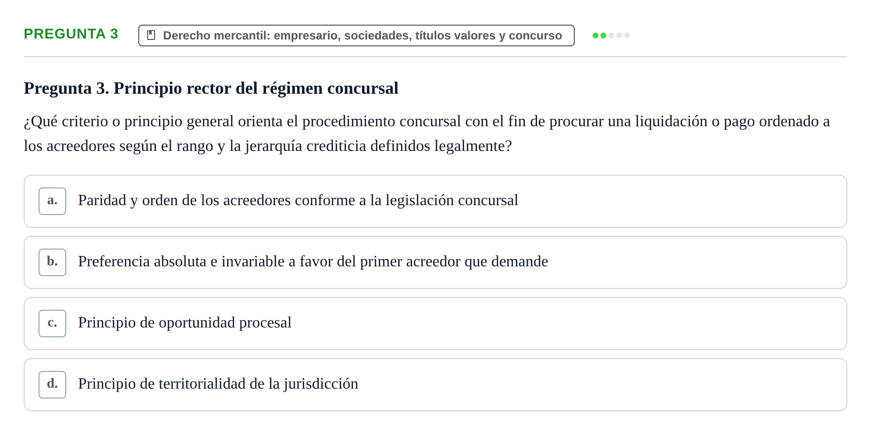 Enunciado: Pregunta 3