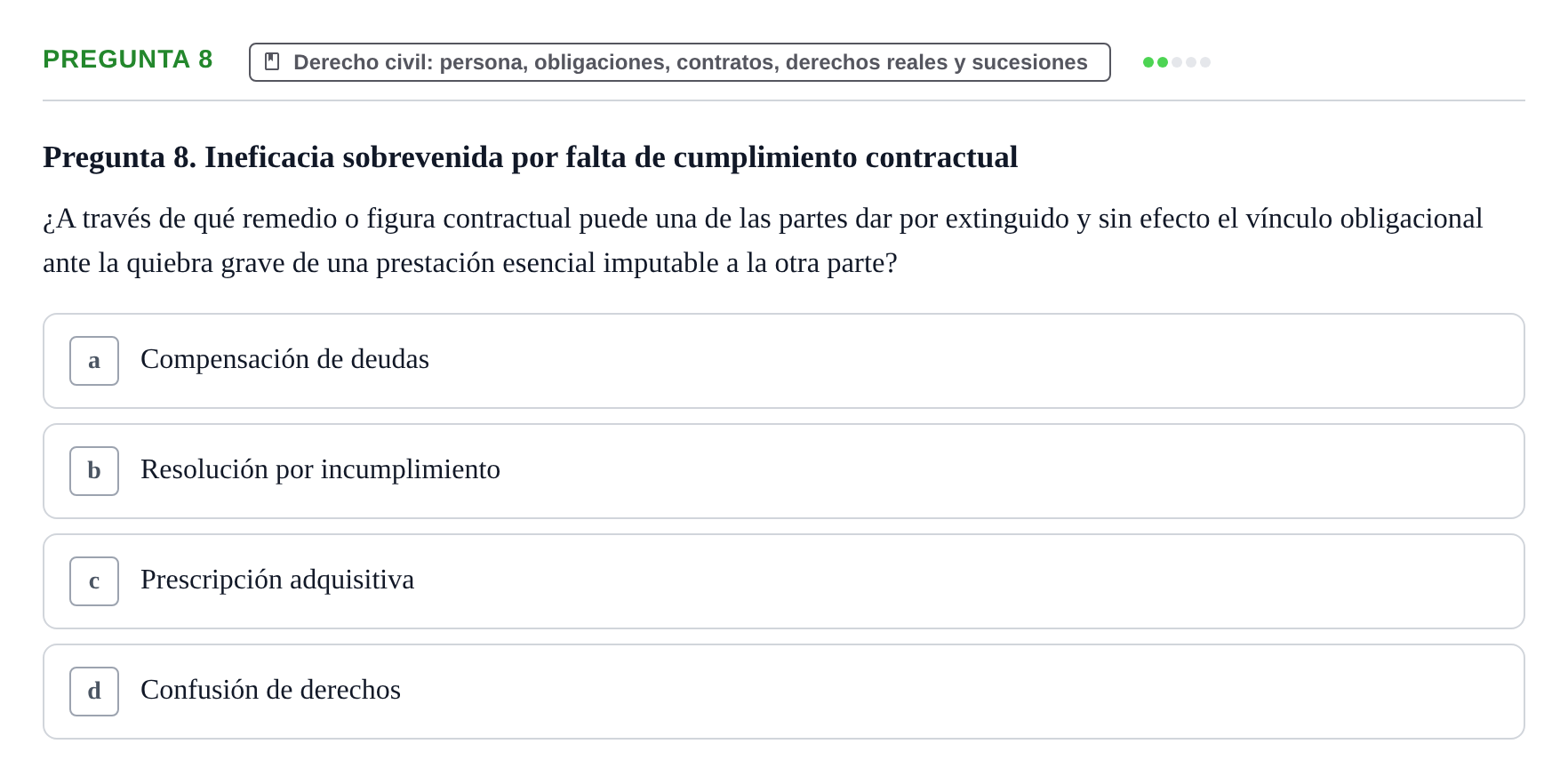 Enunciado: Pregunta 8
