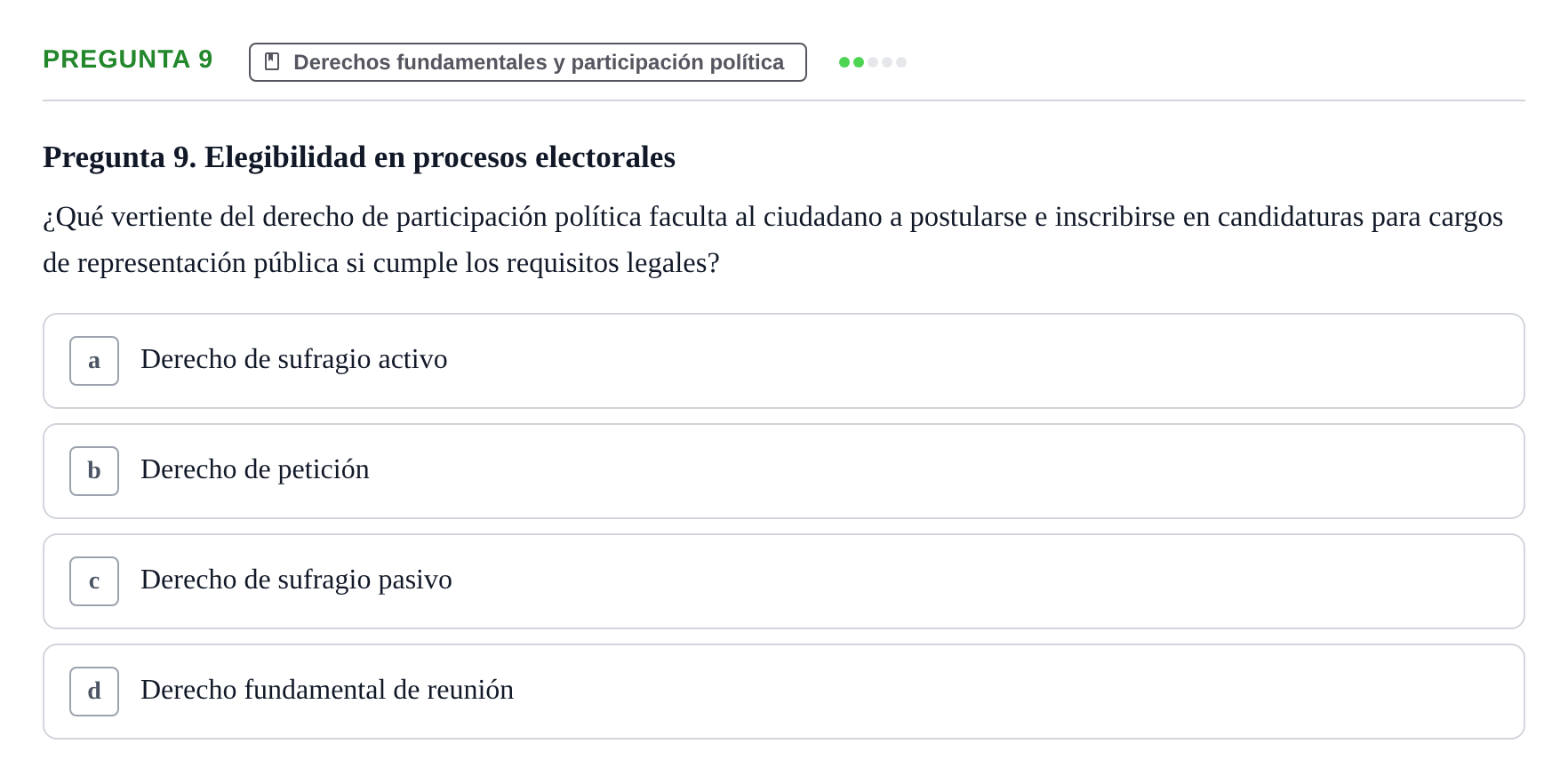 Enunciado: Pregunta 9