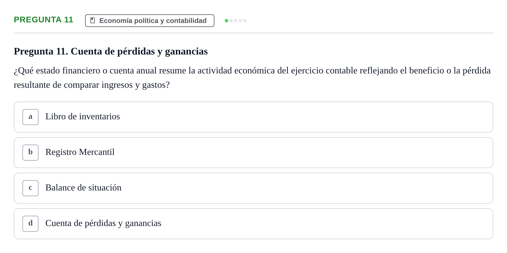 Enunciado: Pregunta 11