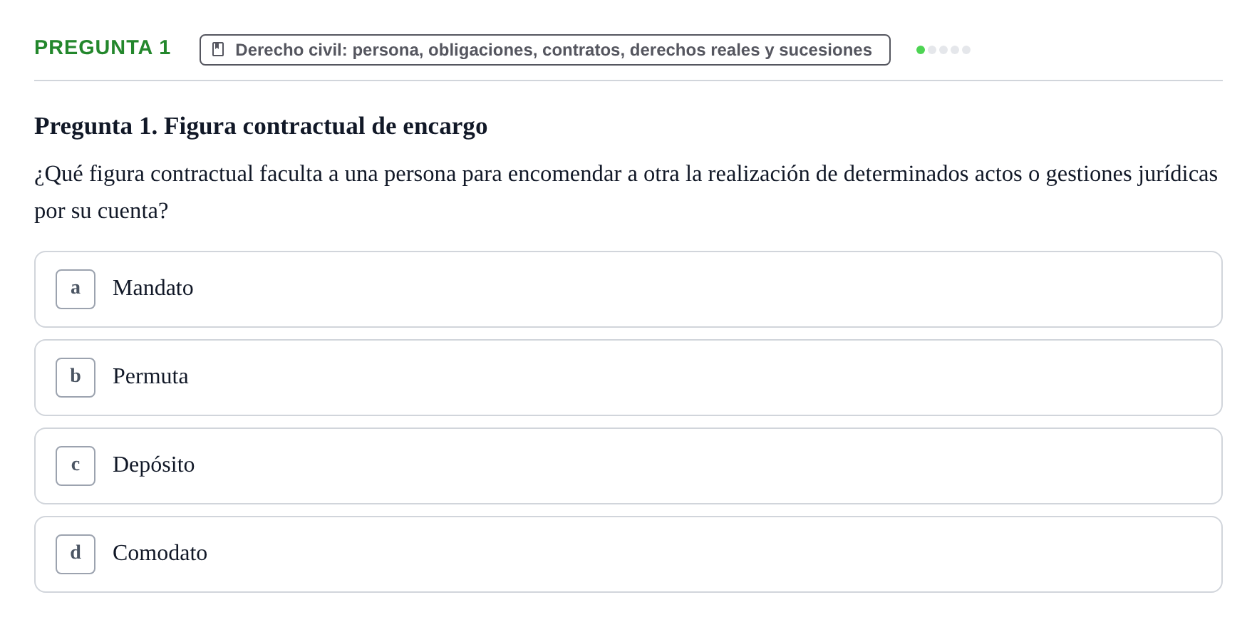 Enunciado: Pregunta 1