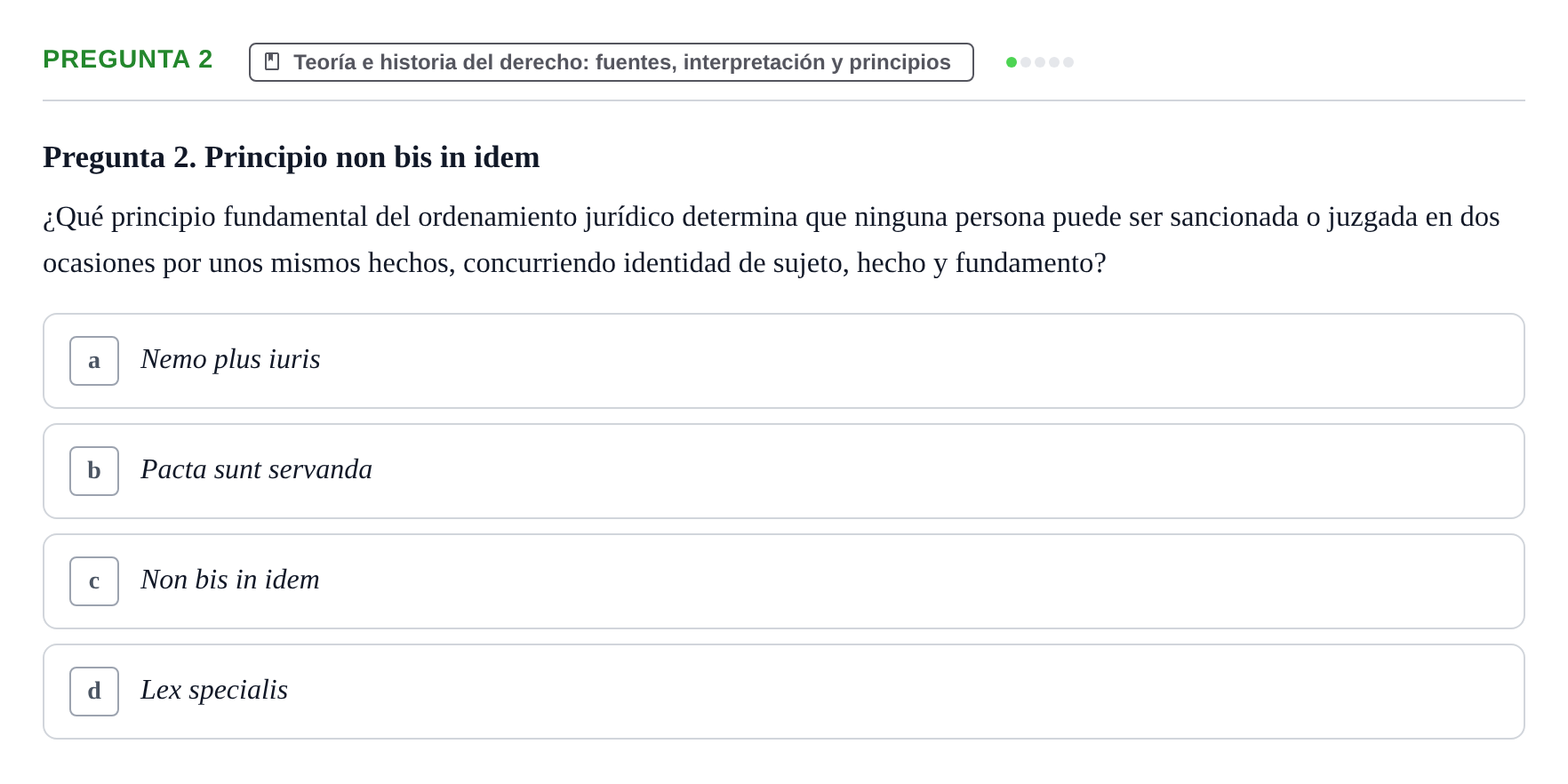 Enunciado: Pregunta 2