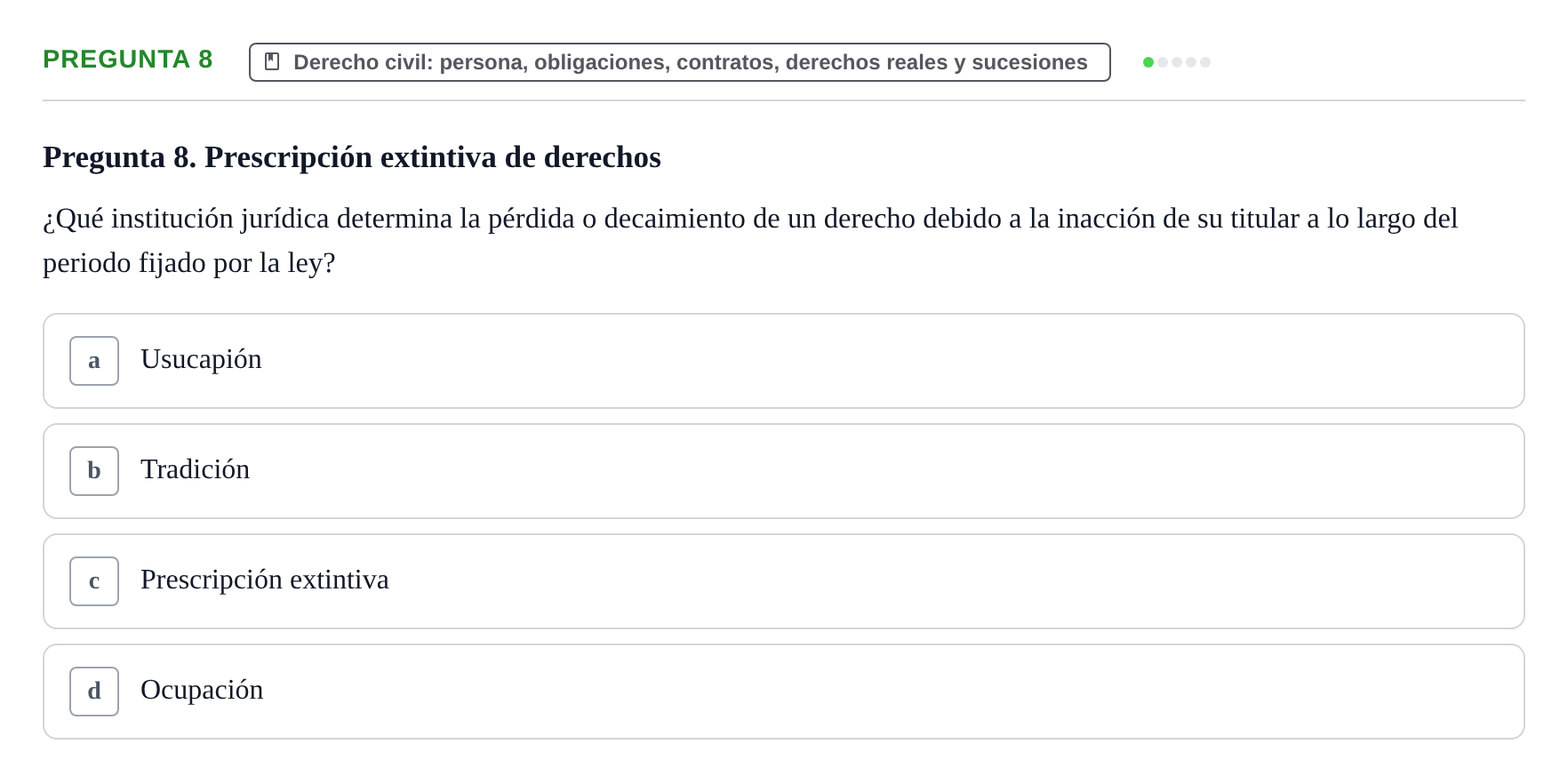 Enunciado: Pregunta 8