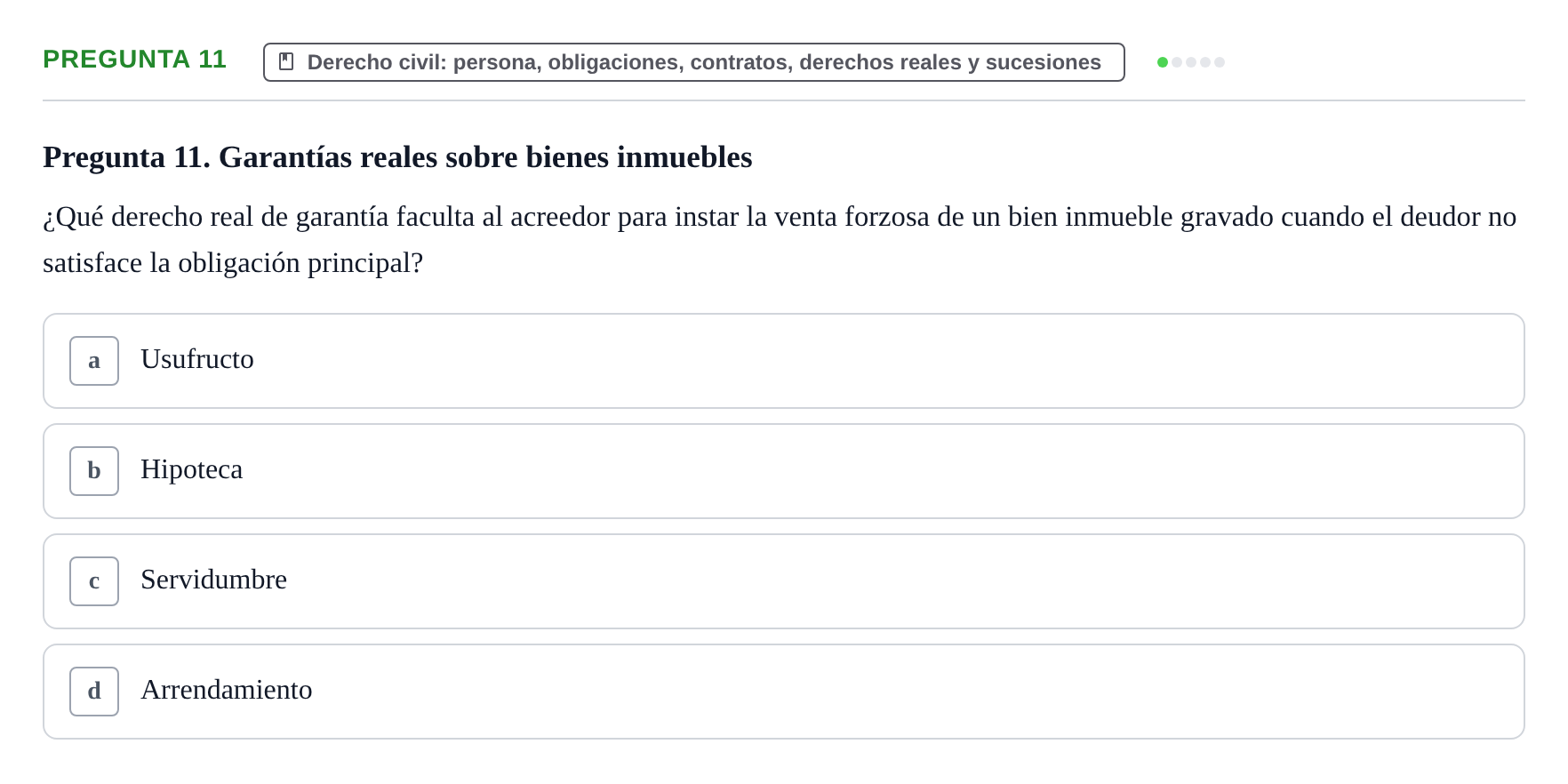 Enunciado: Pregunta 11