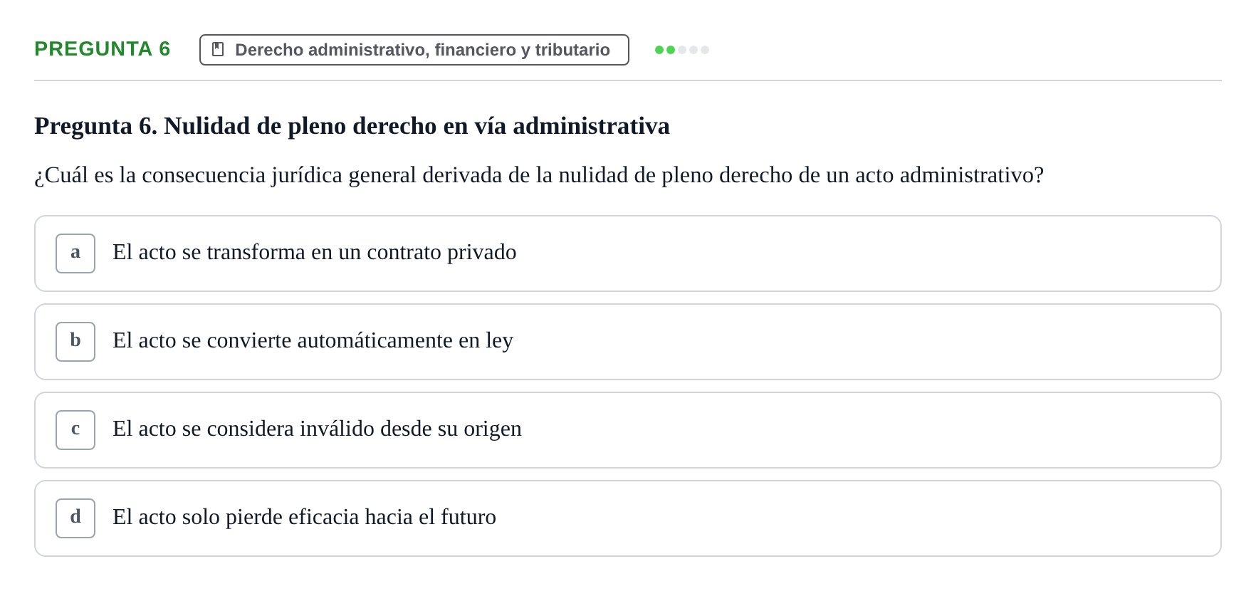 Enunciado: Pregunta 6