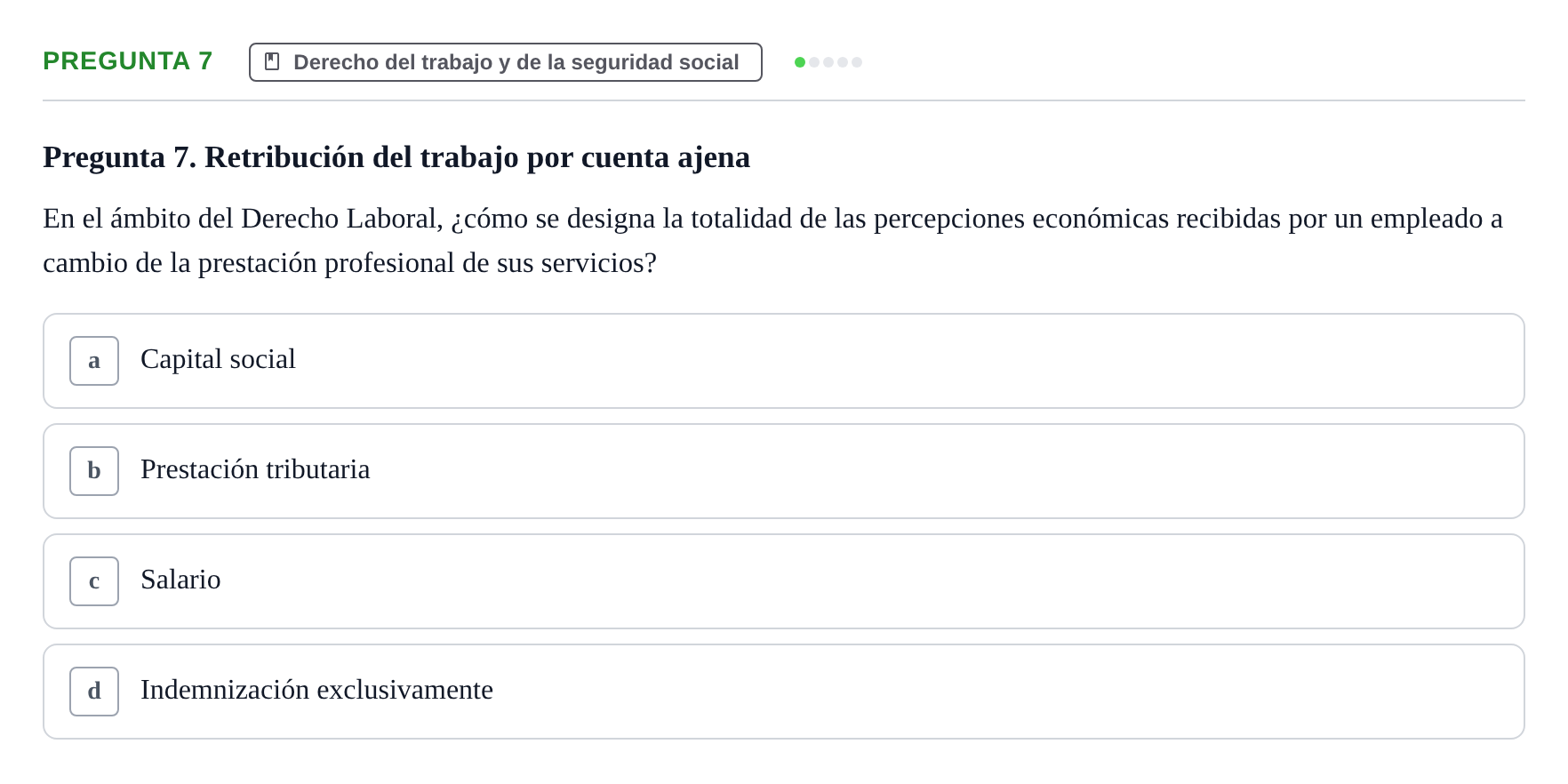 Enunciado: Pregunta 7