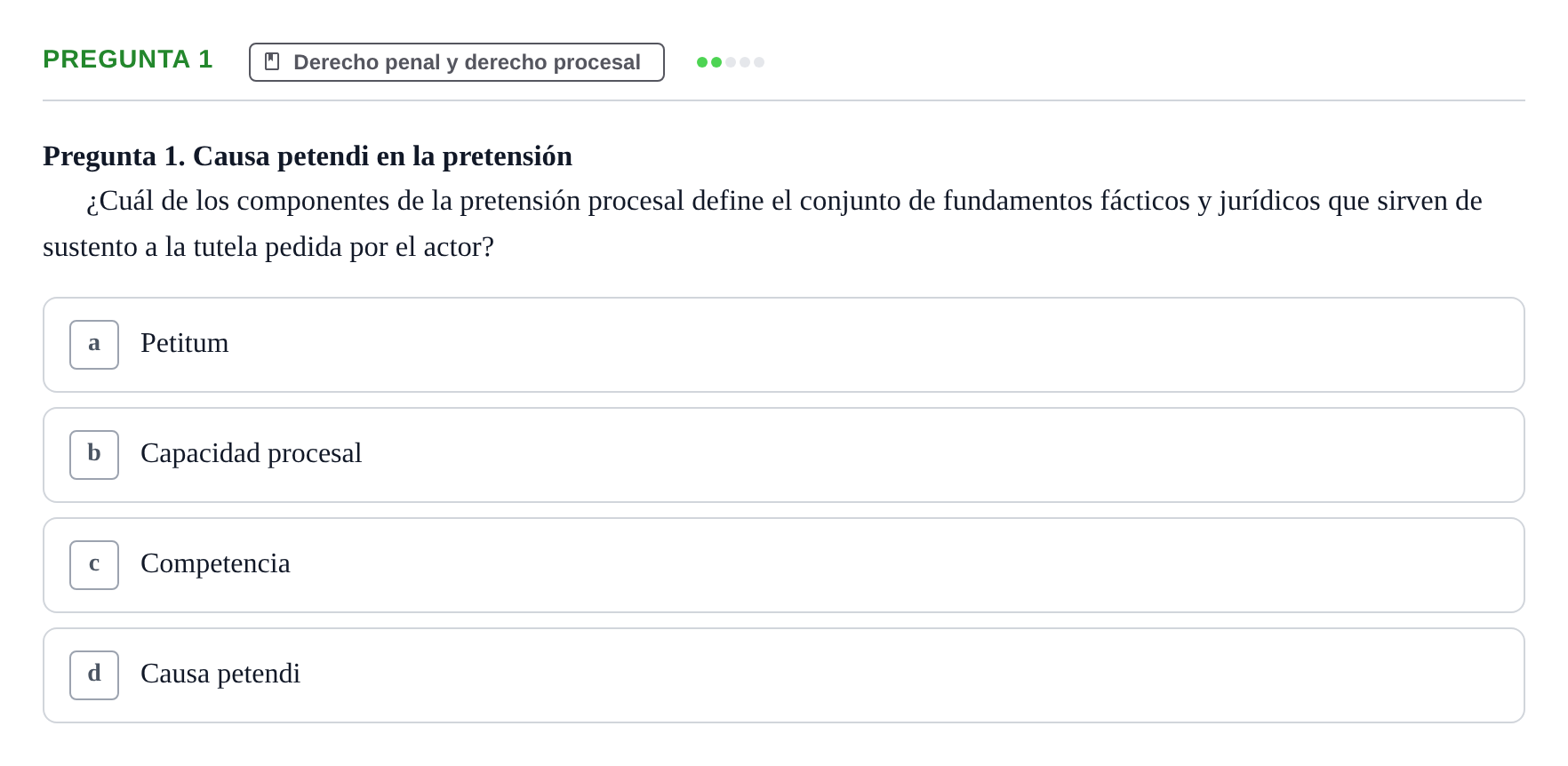 Enunciado: Pregunta 1