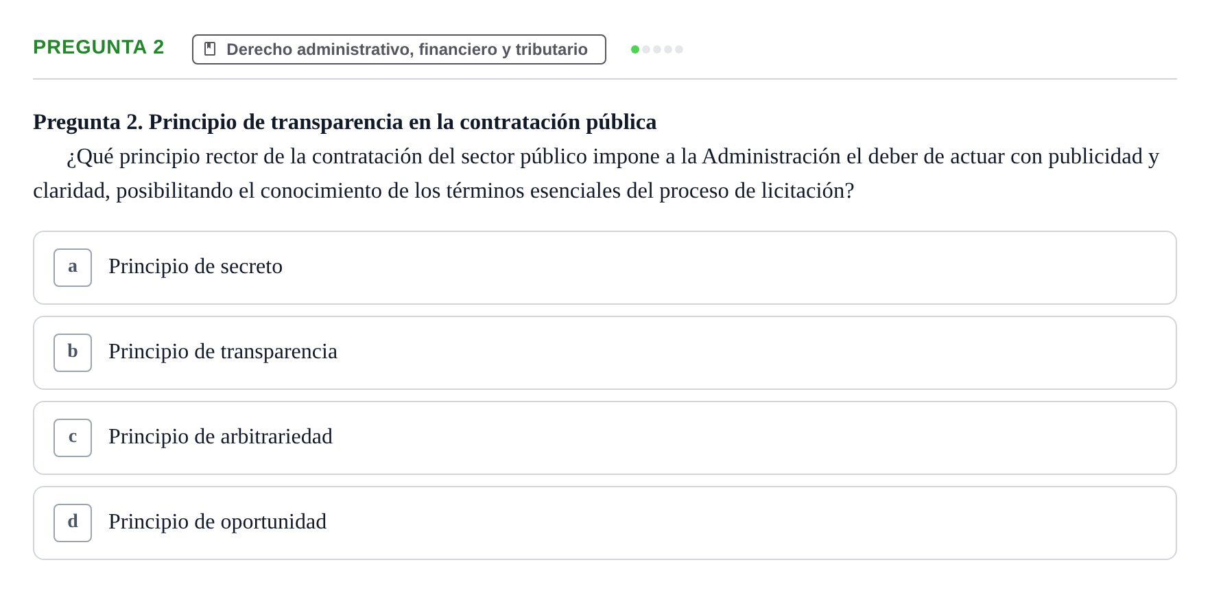 Enunciado: Pregunta 2