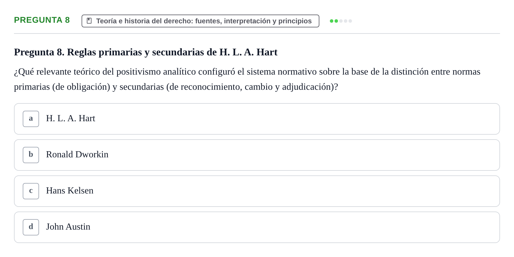 Enunciado: Pregunta 8