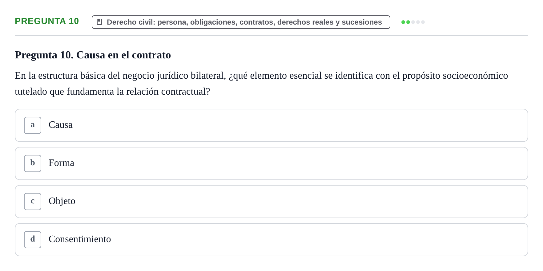 Enunciado: Pregunta 10