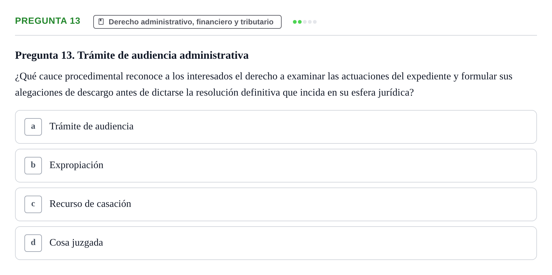 Enunciado: Pregunta 13