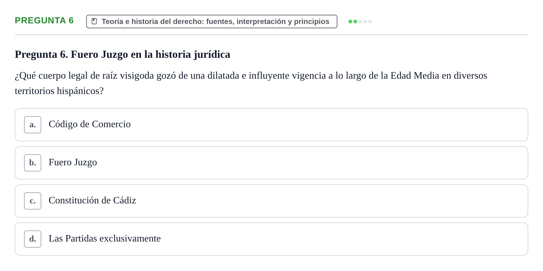 Enunciado: Pregunta 6