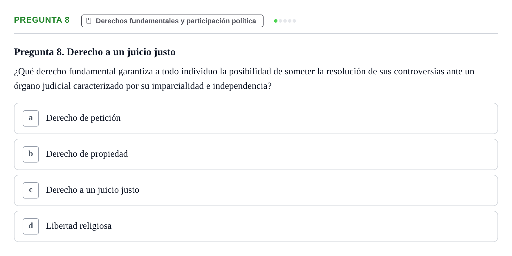 Enunciado: Pregunta 8