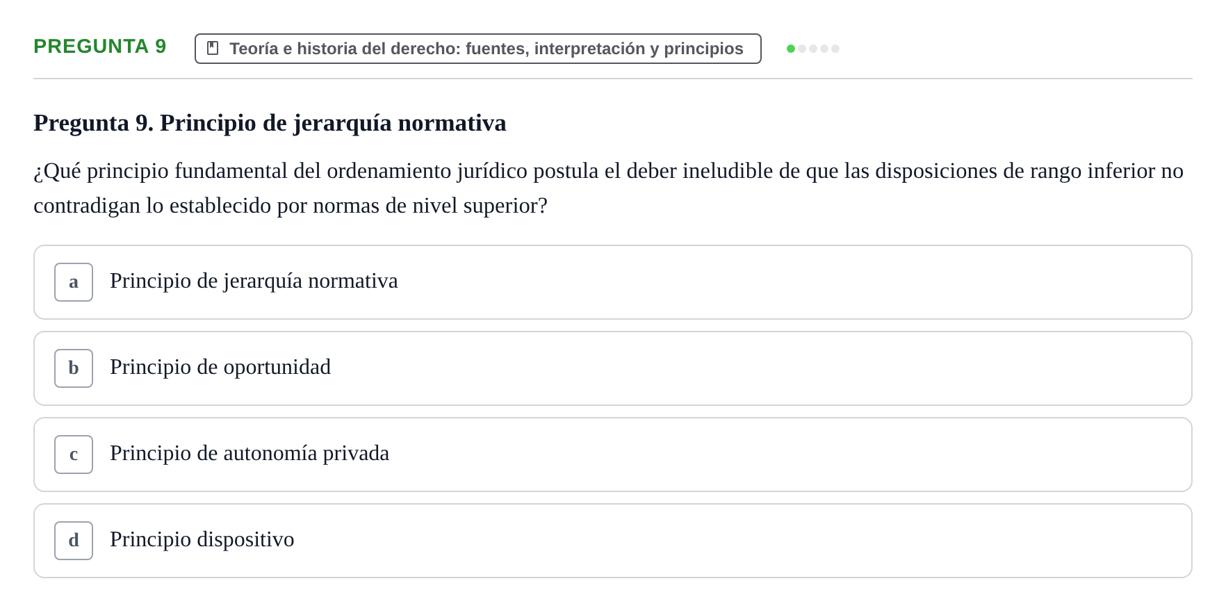 Enunciado: Pregunta 9