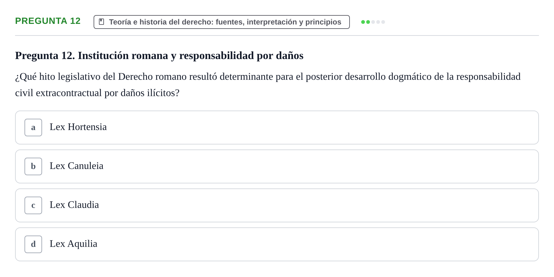 Enunciado: Pregunta 12