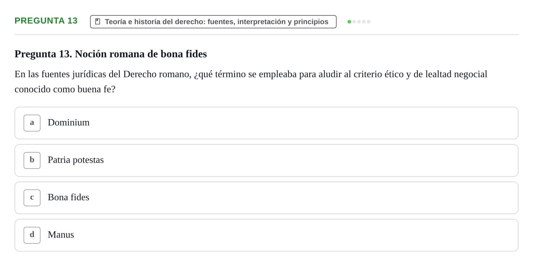 Enunciado: Pregunta 13