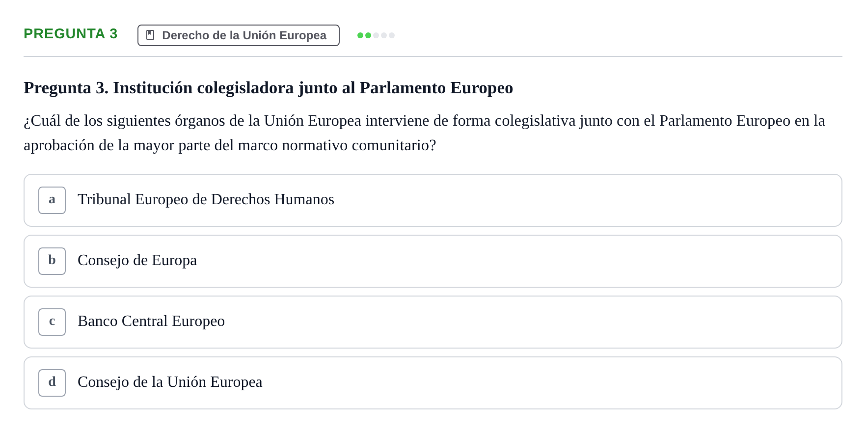 Enunciado: Pregunta 3