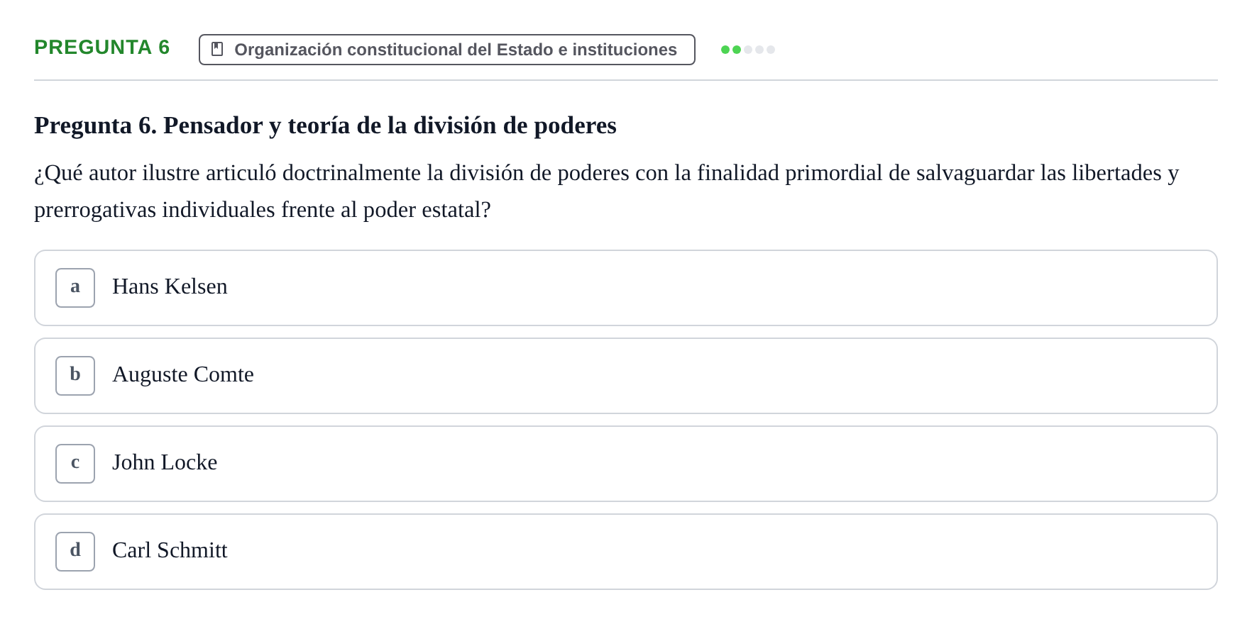 Enunciado: Pregunta 6