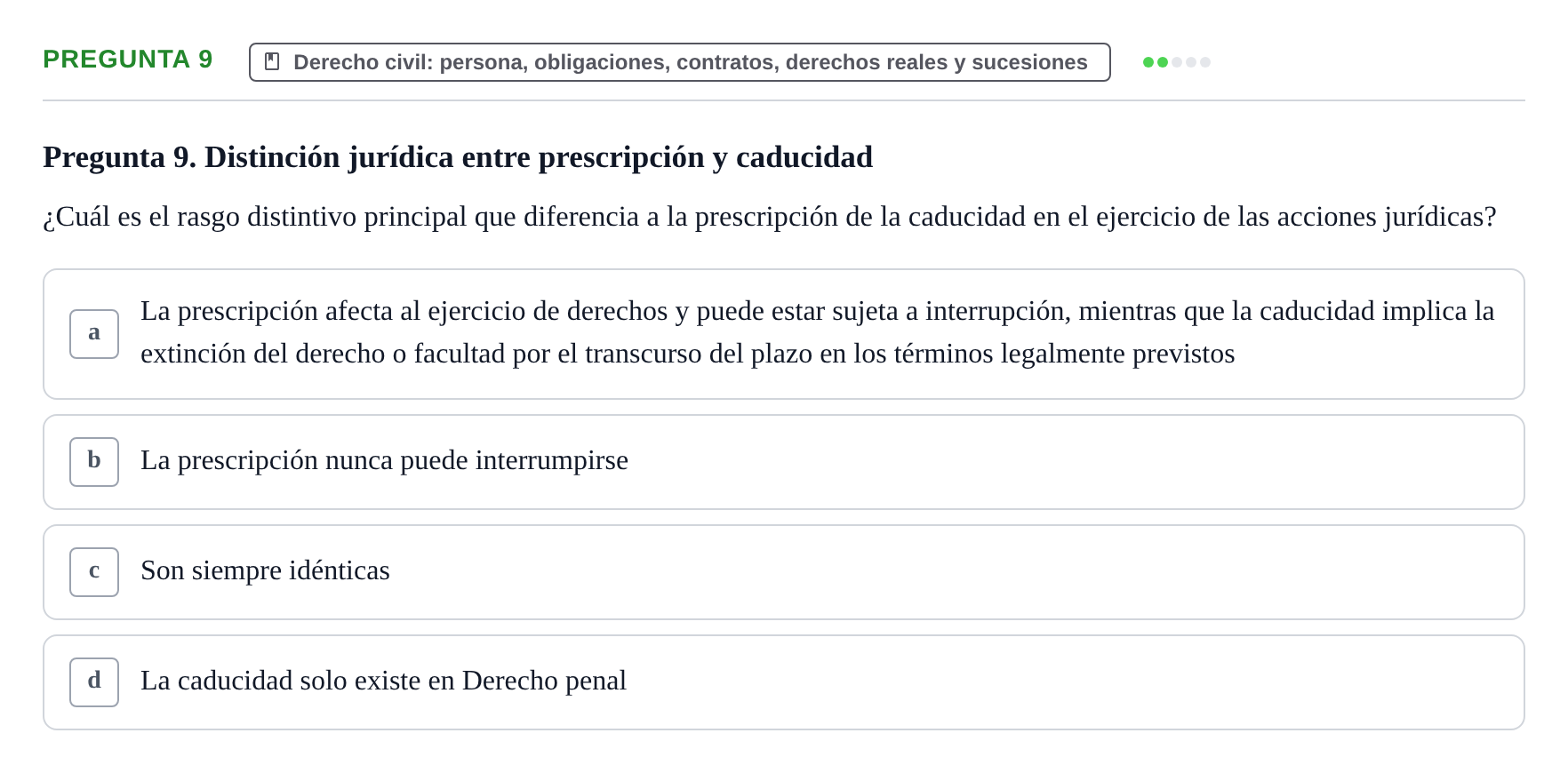 Enunciado: Pregunta 9