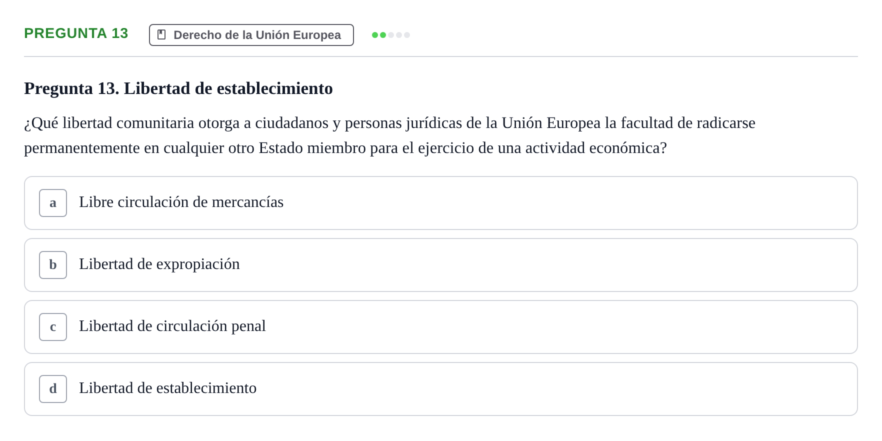 Enunciado: Pregunta 13