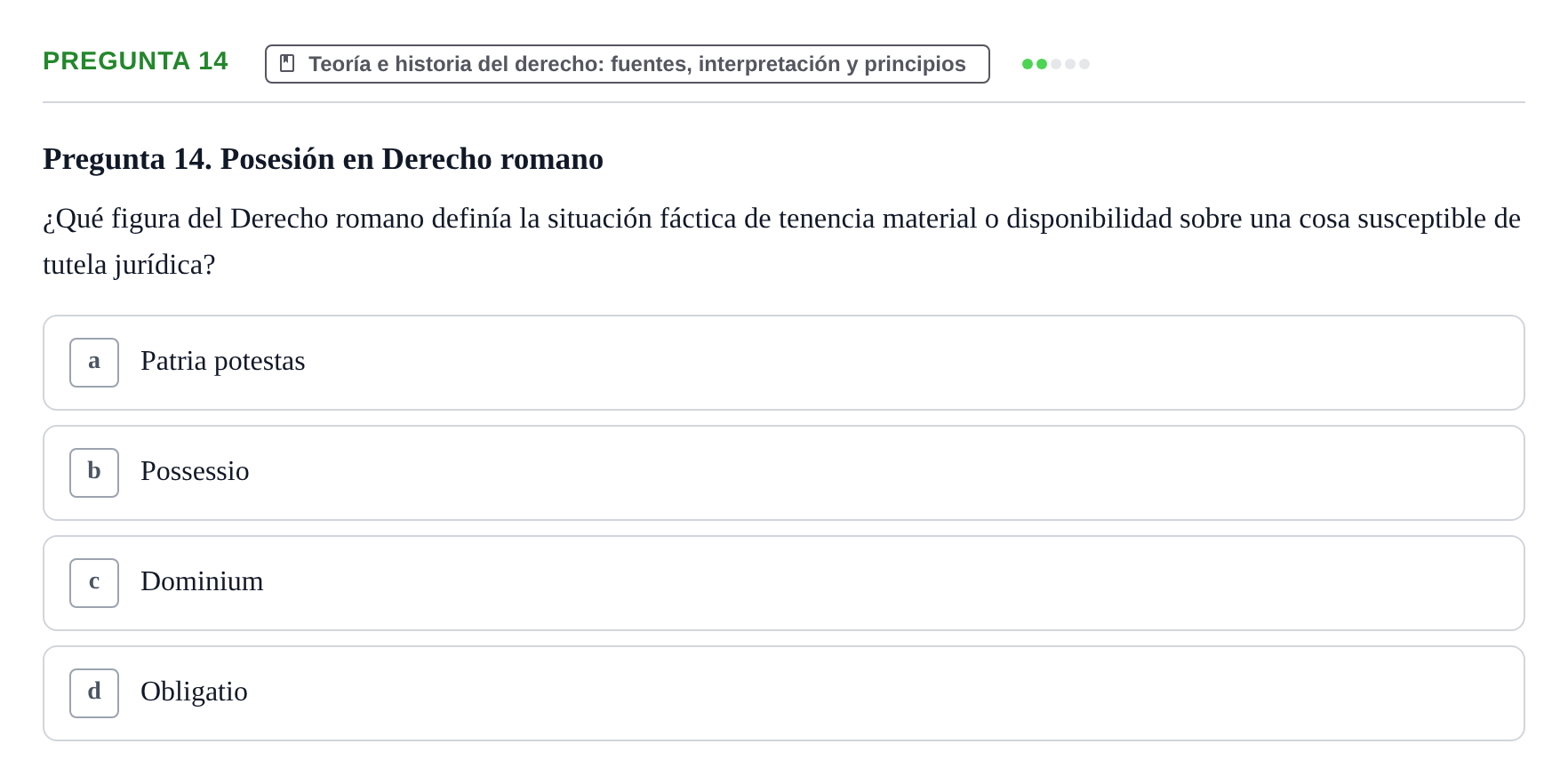 Enunciado: Pregunta 14