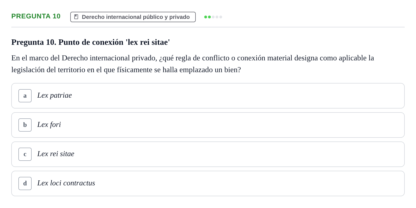 Enunciado: Pregunta 10