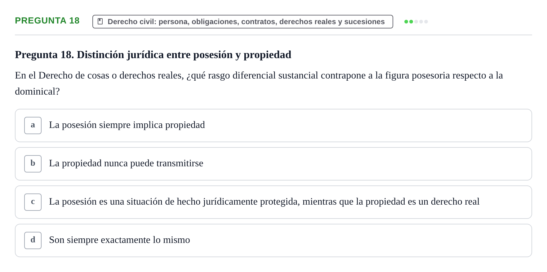 Enunciado: Pregunta 18
