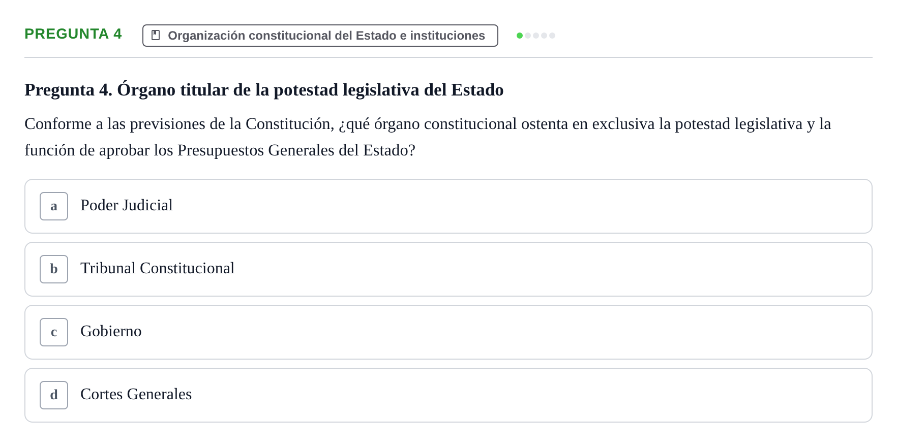Enunciado: Pregunta 4