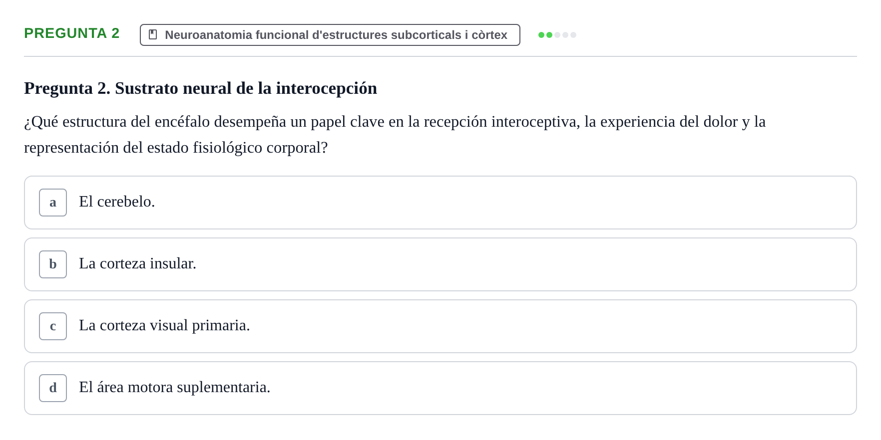Enunciado: Pregunta 2