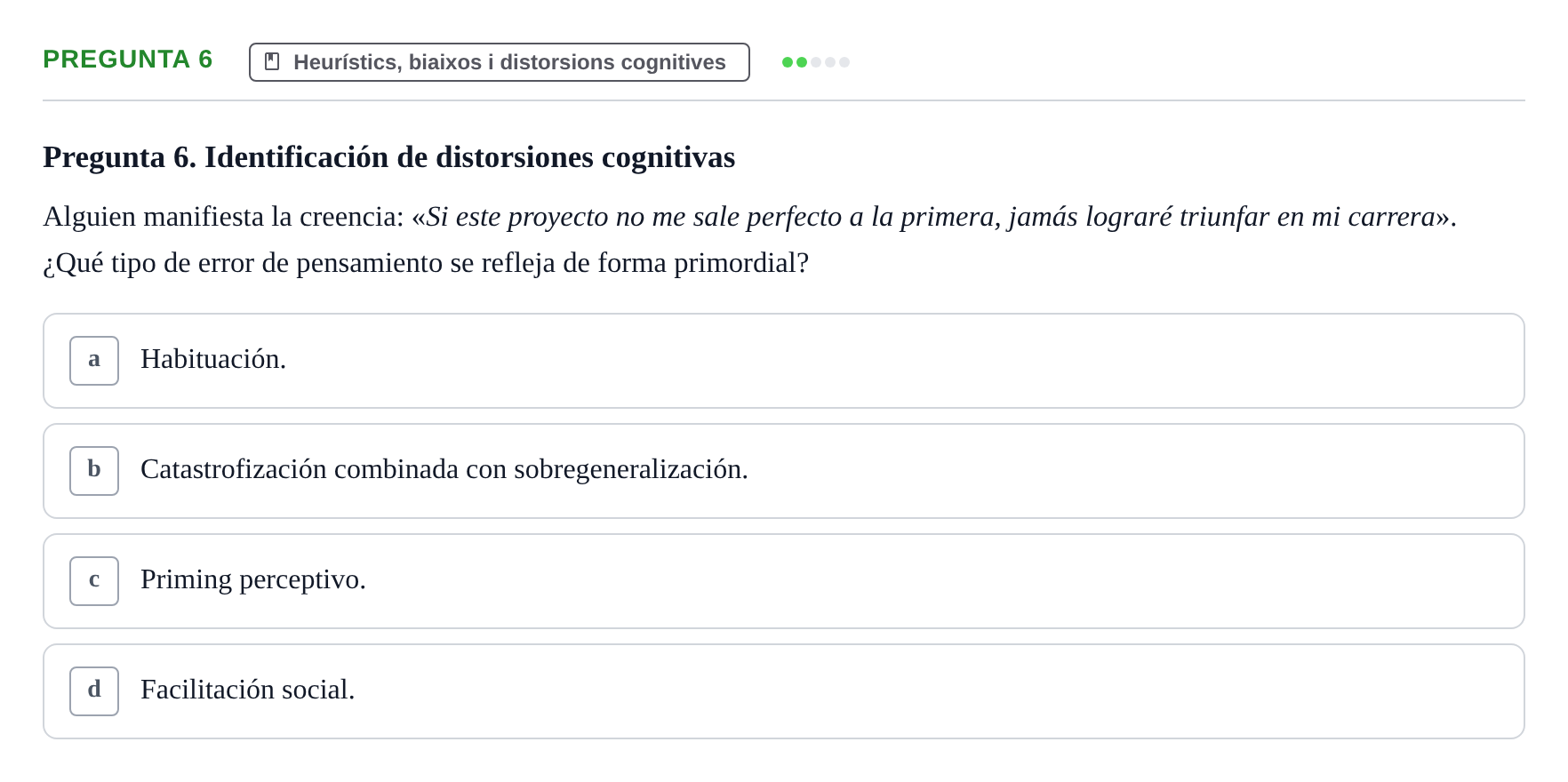 Enunciado: Pregunta 6