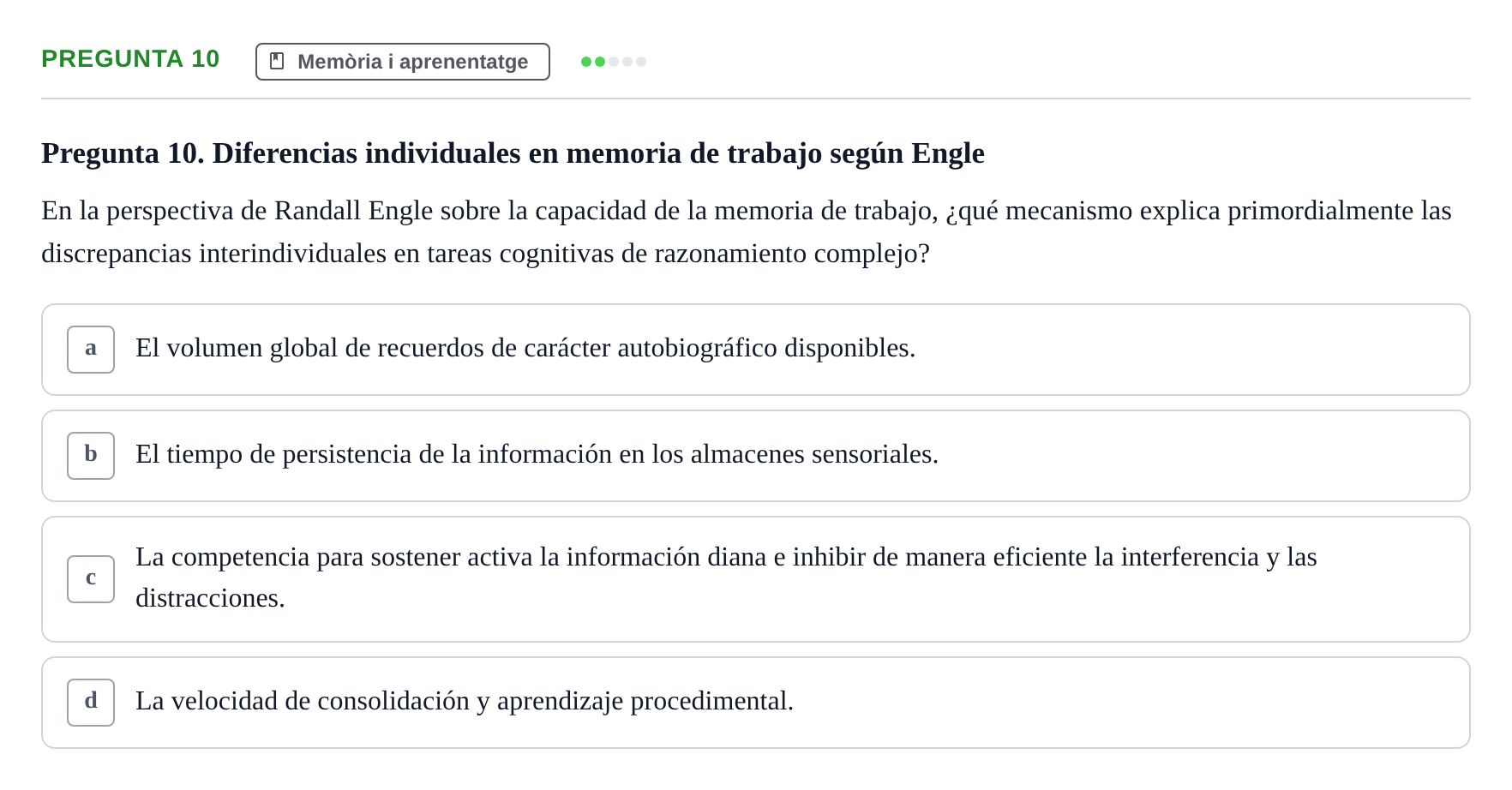 Enunciado: Pregunta 10