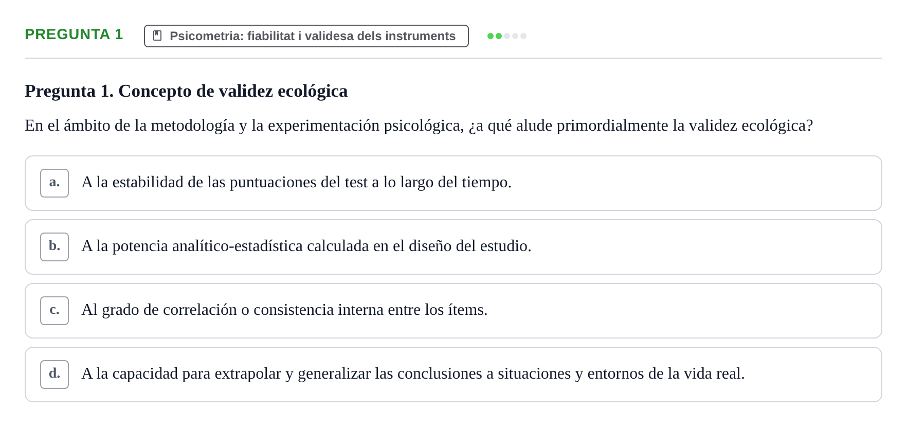 Enunciado: Pregunta 1
