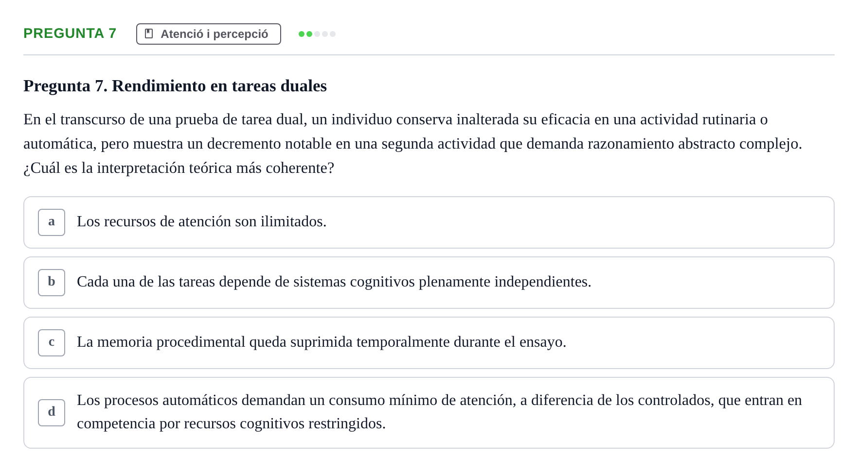 Enunciado: Pregunta 7