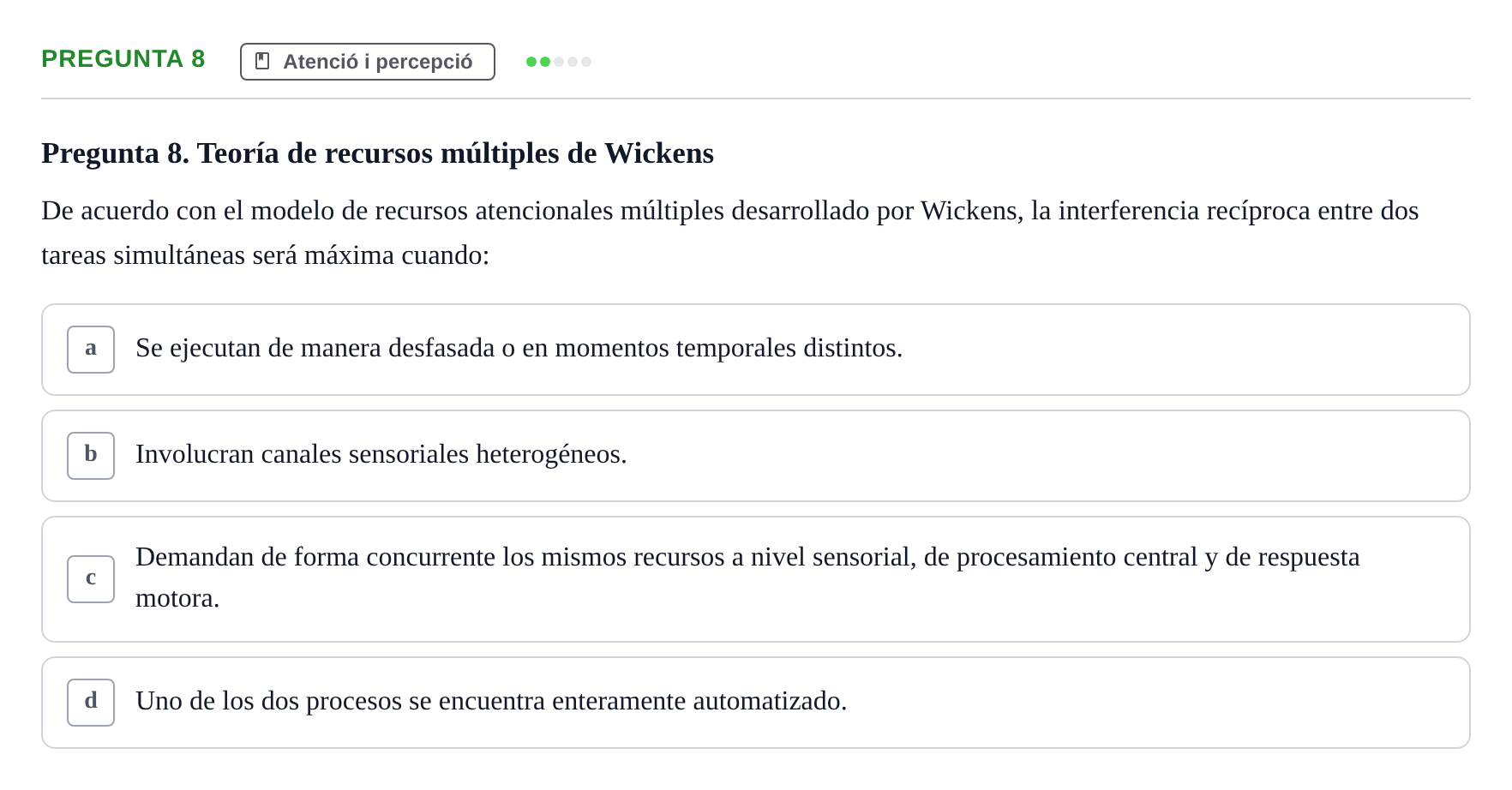 Enunciado: Pregunta 8